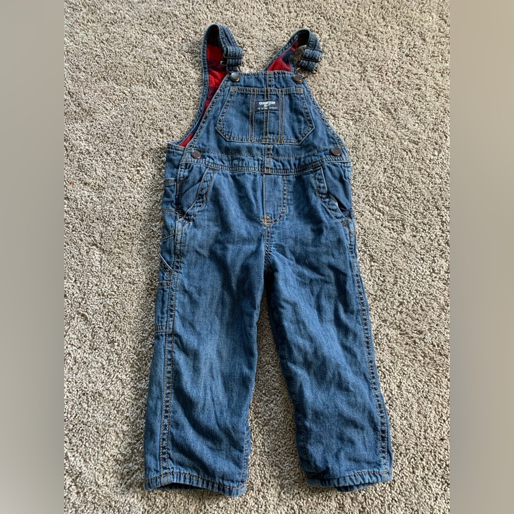 OshKosh B'gosh Blue Denim Overalls Classic Style